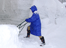 除雪作業